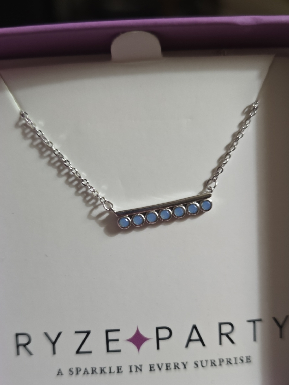 New With Box Ryze Sterling Silver Necklace.